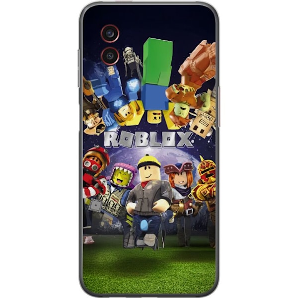 Samsung Galaxy Xcover6 Pro Gennemsigtig cover Roblox Verden - Gaming Eventyr for Børn og Unge