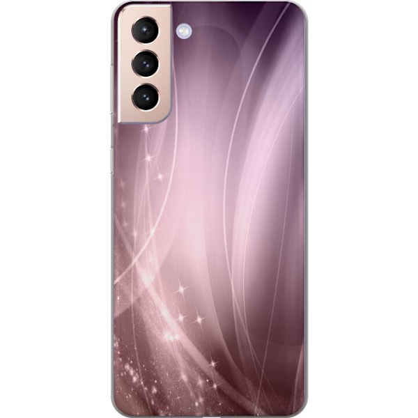 Samsung Galaxy S21 Läpinäkyvä kuori Laventeli Tomu