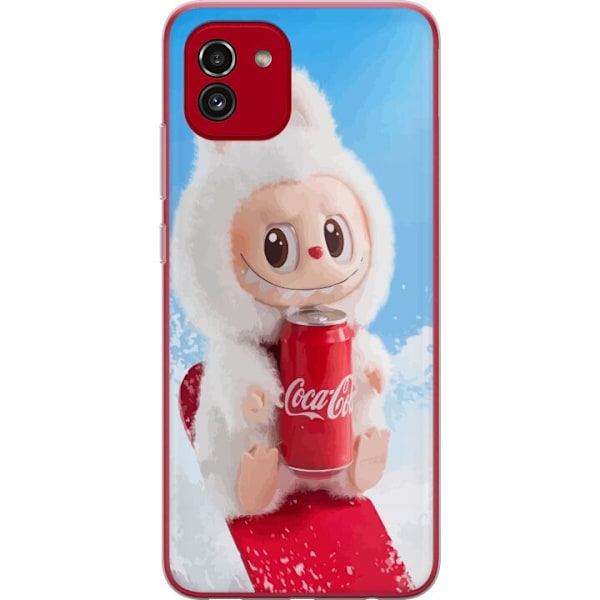 Samsung Galaxy A03 Gjennomsiktig deksel Labubu Summer Edition