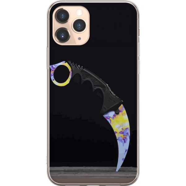 Apple iPhone 11 Pro Gennemsigtig cover Karambit / Butterfly /