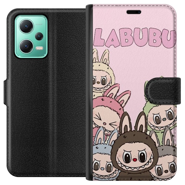 Xiaomi Redmi Note 12 Plånboksfodral Labubu Classics