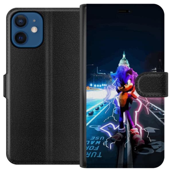 Kompatibelt Plånboksfodral till Apple iPhone 12 mini Sonic the Hedgehog
