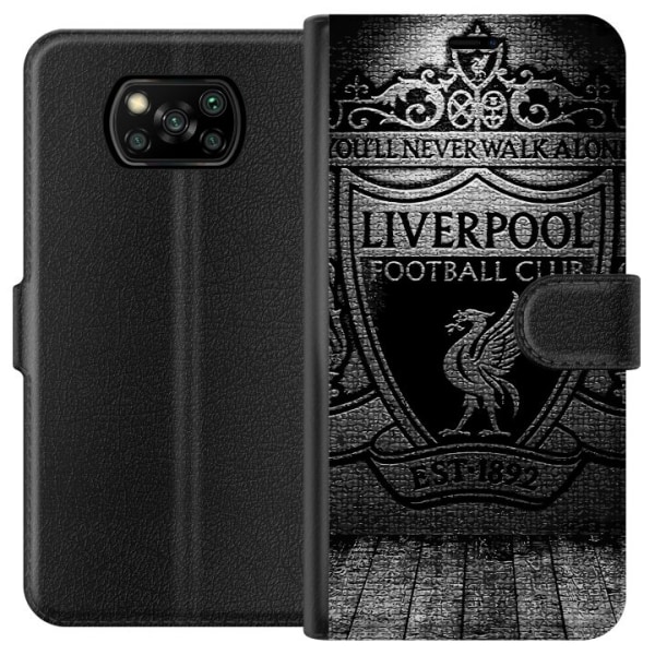 Xiaomi Poco X3 NFC Tegnebogsetui Liverpool
