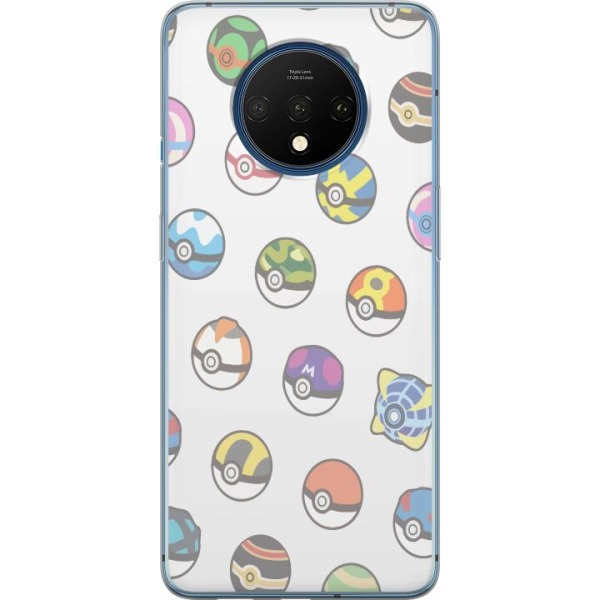 OnePlus 7T Läpinäkyvä kuori Pokemon