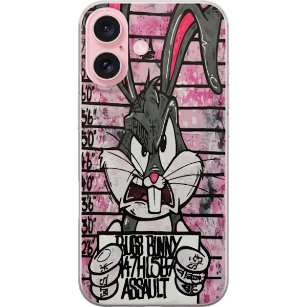 Apple iPhone 16 Läpinäkyvä kuori Looney Tunes