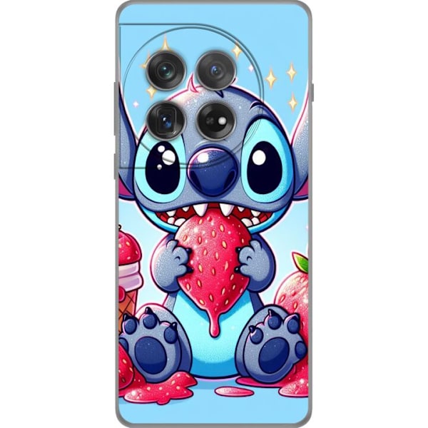 OnePlus 12 Genomskinligt Skal Strawberry Stitch