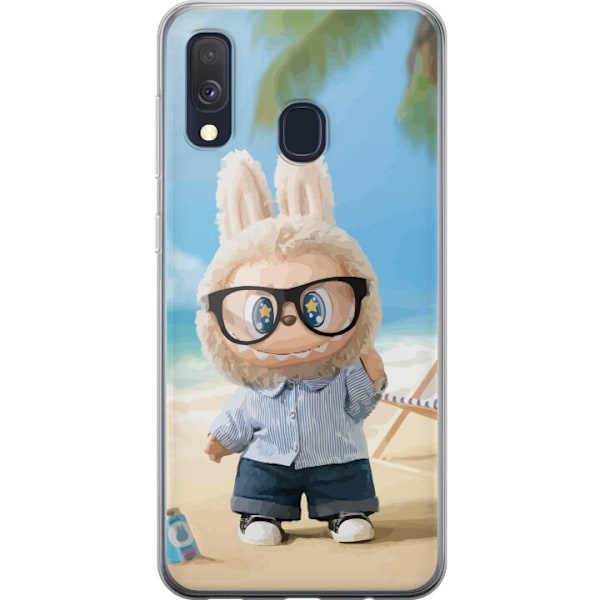 Samsung Galaxy A40 Läpinäkyvä kuori Labubu Tummat Unelmat
