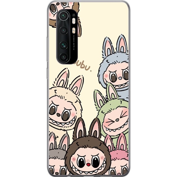 Xiaomi Mi Note 10 Lite Läpinäkyvä kuori Labubu Pastel Collection