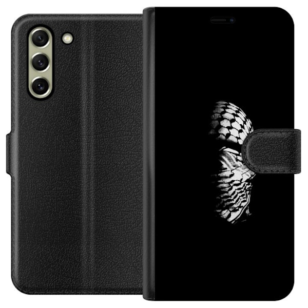 Samsung Galaxy S21 FE 5G Lompakkokotelo Keffiyeh-kuviointi - k
