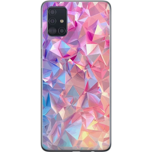 Samsung Galaxy A51 Genomskinligt Skal Dimensional Fantasi