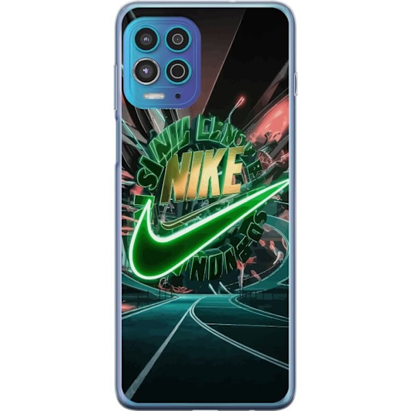 Motorola Moto G100 Gjennomsiktig deksel Nike