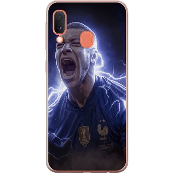 Samsung Galaxy A20e Genomskinligt Skal kylian mbappe