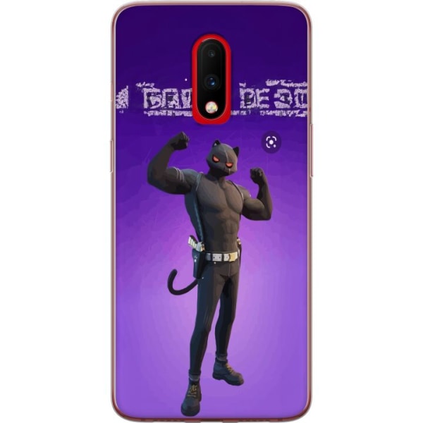 OnePlus 7 Gennemsigtig cover Fortnite - Meowscles