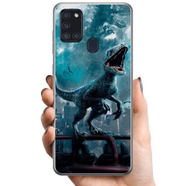 Samsung Galaxy A21s TPU Matkapuhelimen kuori Jurassic World Do