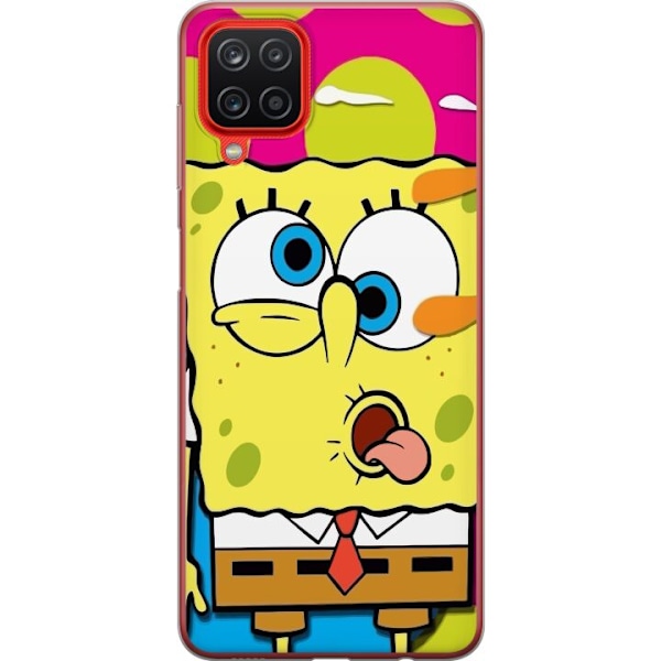 Samsung Galaxy A12 Läpinäkyvä kuori SpongeBob SquarePants
