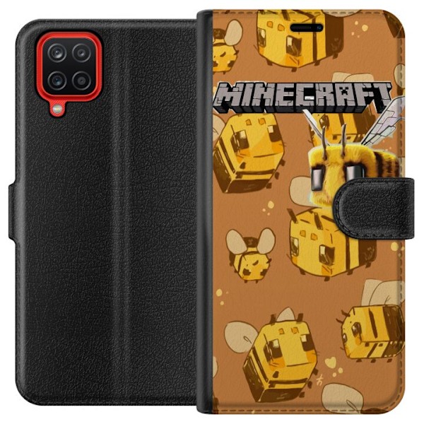 Samsung Galaxy A12 Tegnebogsetui Minecraft Bi