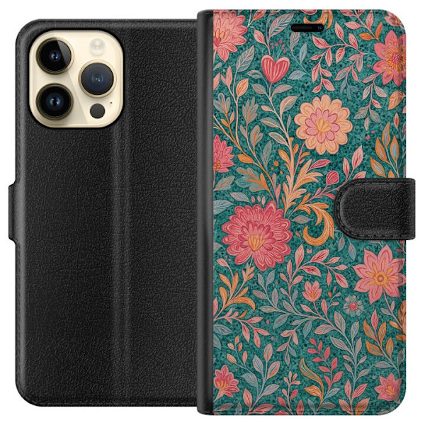 Apple iPhone 14 Pro Max Tegnebogsetui Floral Dream