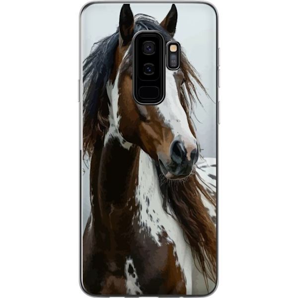 Samsung Galaxy S9+ Läpinäkyvä kuori Hevonen Eläimet Aihe Graafinen Suunnittelu Luonto Vahva Aihe Suosittu Taide Eläinten Teema Ratsastus