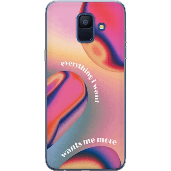 Samsung Galaxy A6 (2018) Gennemsigtig cover ønsker mig mere