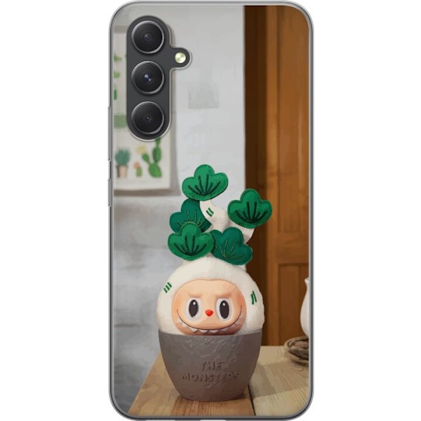 Samsung Galaxy S24+ Genomskinligt Skal THE MONSTERS Naughty Plants