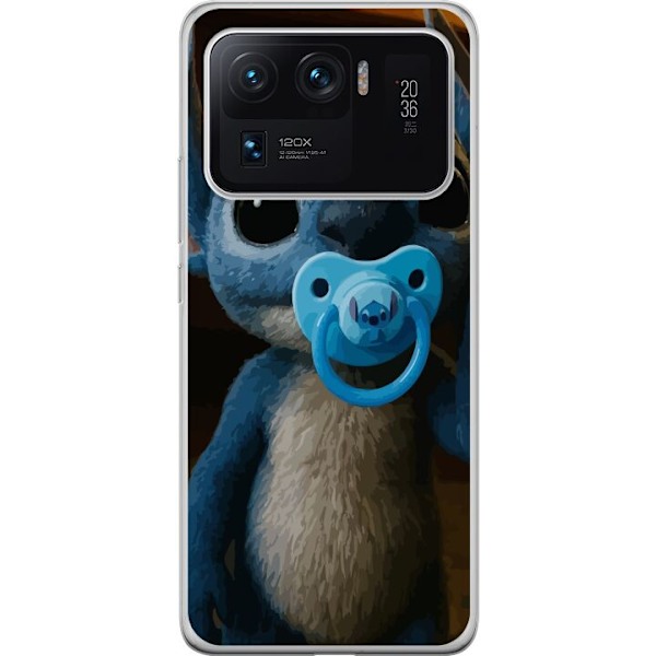 Xiaomi Mi 11 Ultra Läpinäkyvä kuori Stitch & Napp - vauvateema söpöllä hahmolla