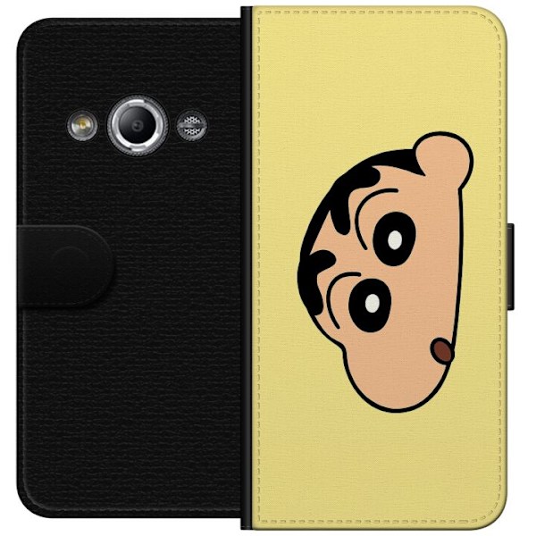 Samsung Galaxy Xcover 3 Tegnebogsetui Peeking Shinchan
