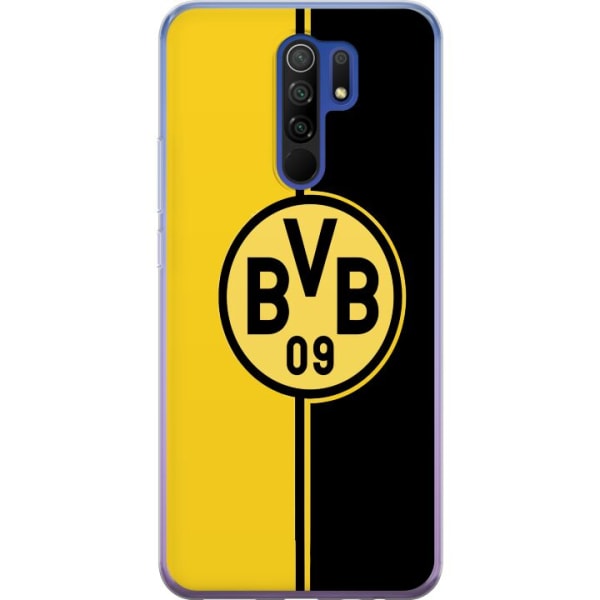 Xiaomi Redmi 9 Gennemsigtig cover Borussia Dortmund