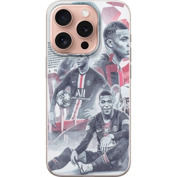 Apple iPhone 16 Pro Läpinäkyvä kuori Kylian Mbappé