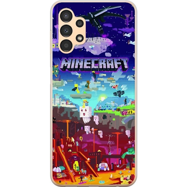 Samsung Galaxy A13 Gjennomsiktig deksel Minecraft