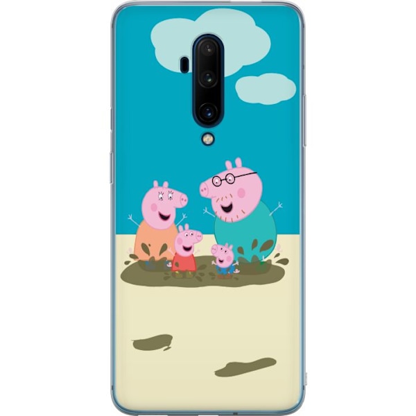 OnePlus 7T Pro Gjennomsiktig deksel Greta Gris Familien Georg