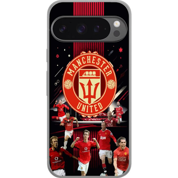 Google Pixel 9 Pro XL Gennemsigtig cover Manchester United F.C