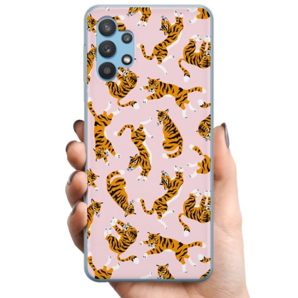 Samsung Galaxy A32 5G TPU Mobilcover tiger