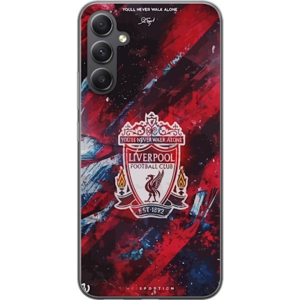 Samsung Galaxy A15 5G Läpinäkyvä kuori Liverpool