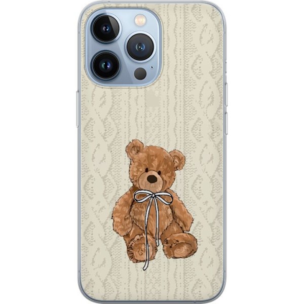 Apple iPhone 13 Pro Gjennomsiktig deksel Liten Bamse – klassisk bamse i enkel design