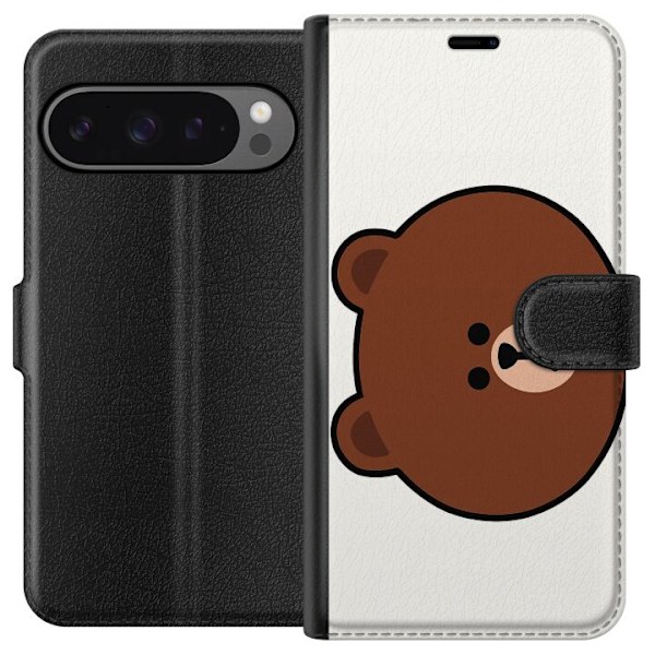 Google Pixel 9 Pro XL Plånboksfodral line friends brown