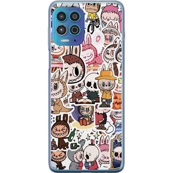 Motorola Moto G100 Läpinäkyvä kuori Labubu All-Stars – POP MART Erikoispainos