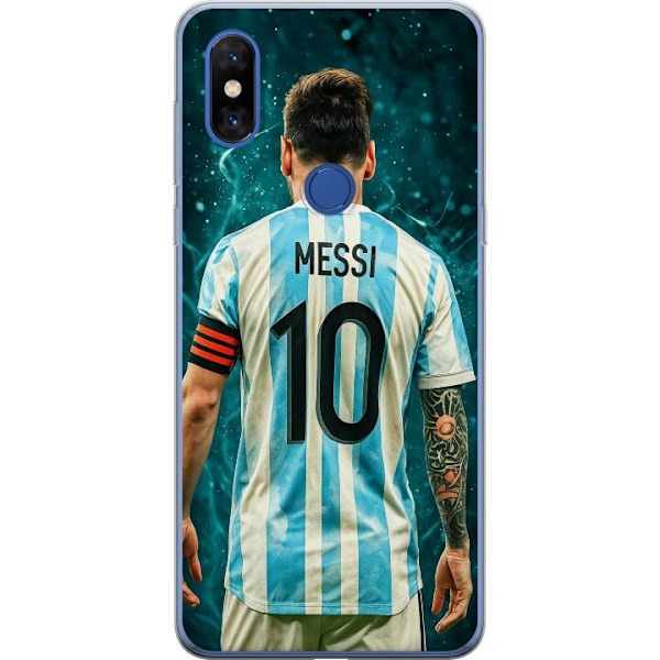 Xiaomi Mi Mix 3 Läpinäkyvä kuori Messi