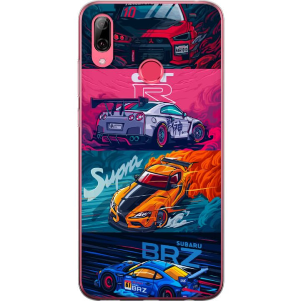 Huawei Y7 (2019) Gennemsigtig cover Subaru Racing