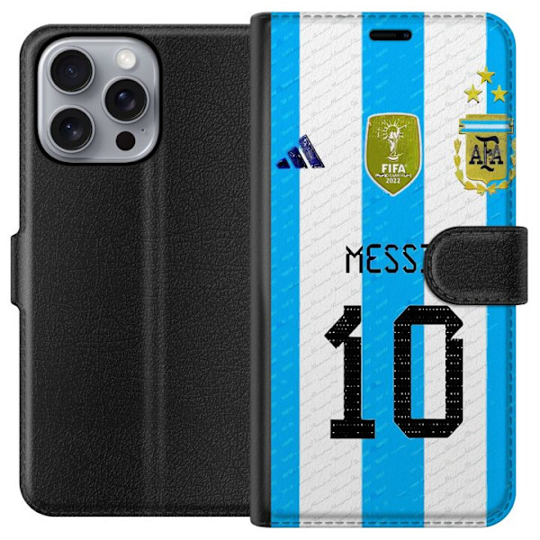 Apple iPhone 16 Pro Max Tegnebogsetui Lionel Messi (Argentina)