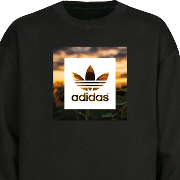 Sweatshirt for Voksen | Klassisk Collegegenser Adidas svart S