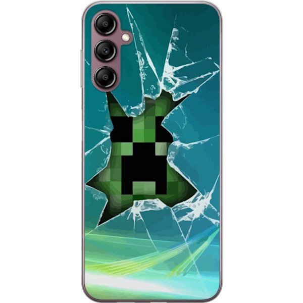 Samsung Galaxy A14 5G Läpinäkyvä kuori MineCraft
