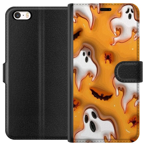 Apple iPhone 5s Lompakkokotelo Halloween 3D 2024