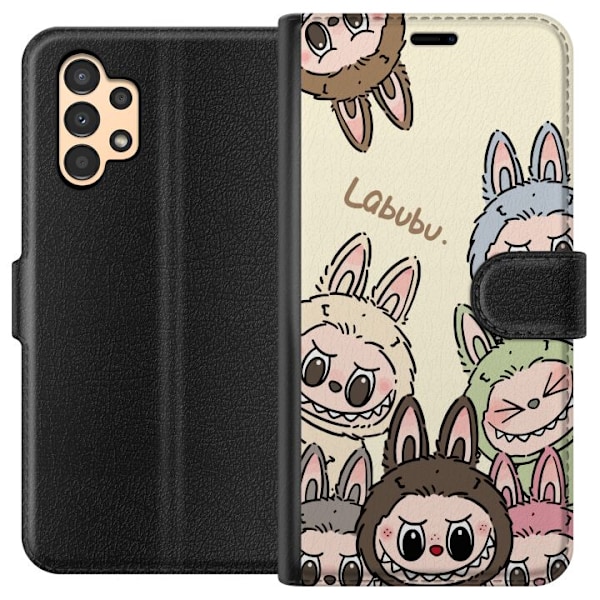 Samsung Galaxy A13 Lompakkokotelo Labubu Pastel Collection