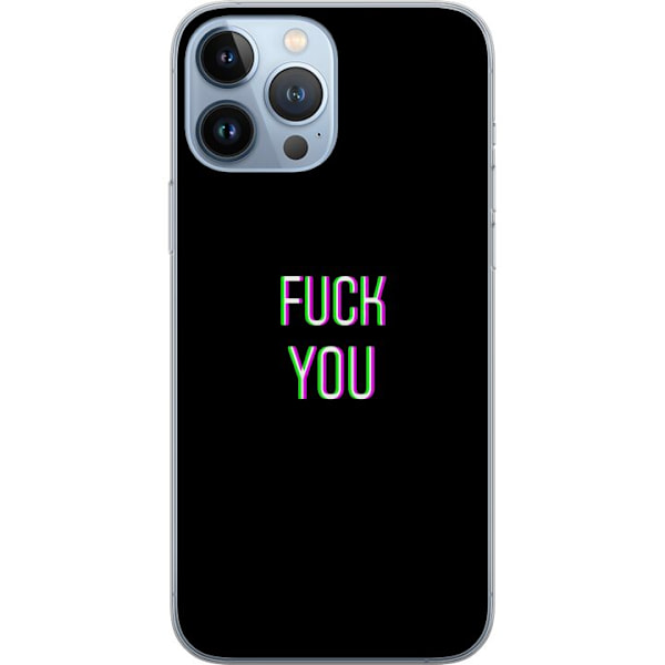 Apple iPhone 13 Pro Max Läpinäkyvä kuori Helvetti teille