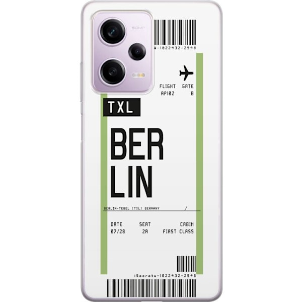 Xiaomi Redmi Note 12 Pro Gennemsigtig cover Berlin