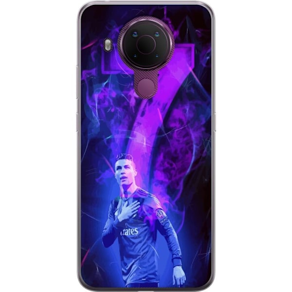 Nokia 5.4 Gjennomsiktig deksel Ronaldo 7