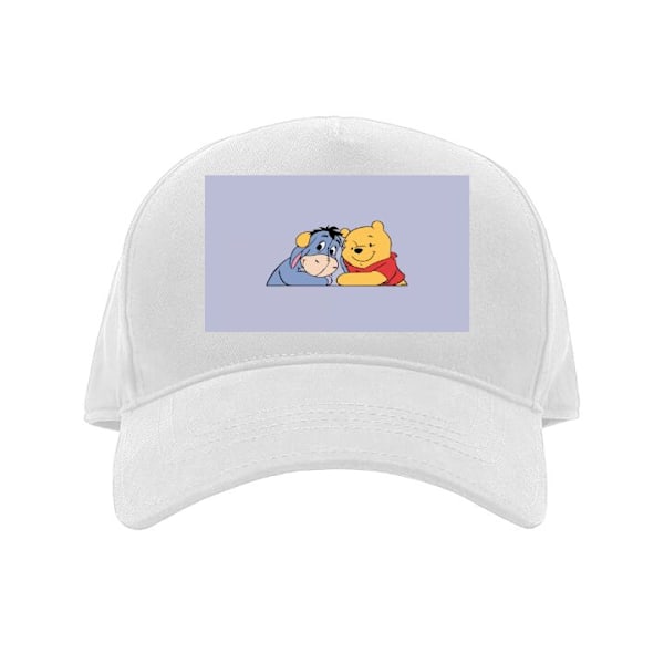 Caps for Barn | Komfortabel Justerbar Barn-Caps Nalle Puh og I hvit Barn