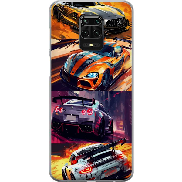 Xiaomi Redmi Note 9S Gjennomsiktig deksel Rallyfeber - intensi
