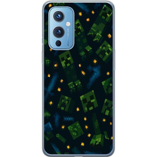 OnePlus 9 Genomskinligt Skal Minecraft Dungeons Mob