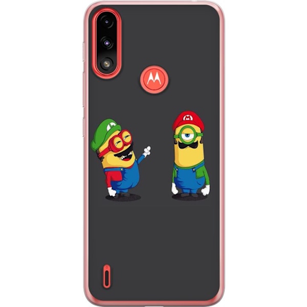 Motorola Moto E7 Power Gennemsigtig cover hahaha